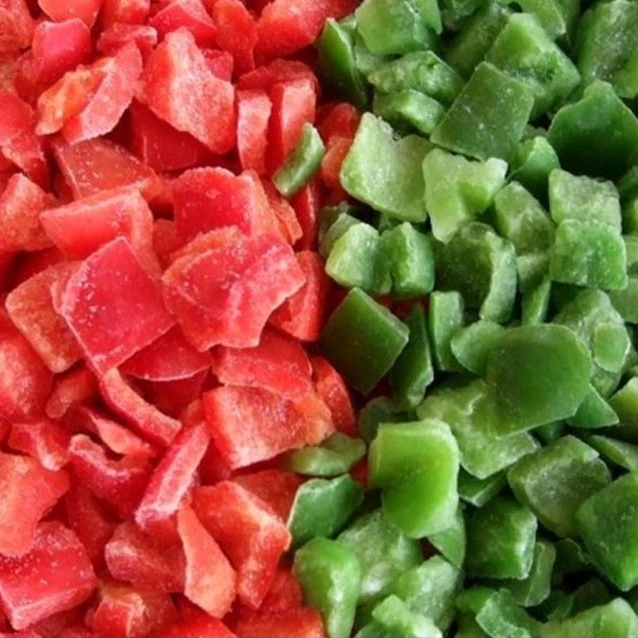 Frozen Mixed Sliced Sweet Bell Pepper 3 Color