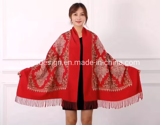 Новый дизайнерский кашемировый шарф Woge Factory с вышивкой пейсли и цветком, шаль, аксессуар для исламского платья