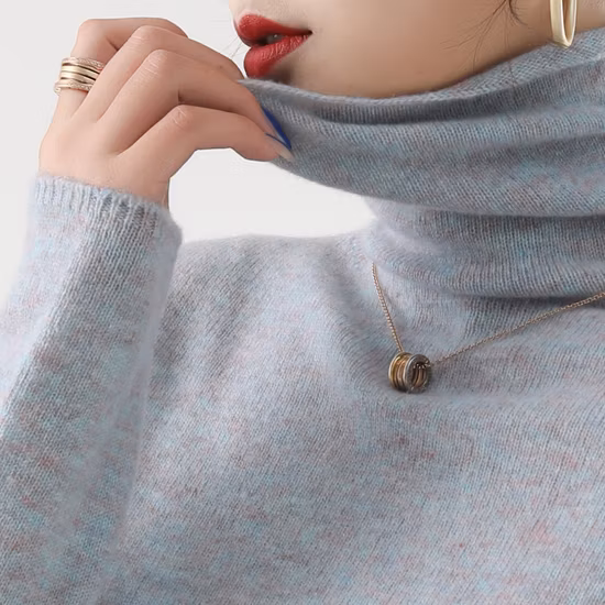 Классическая мода 100% кашемир тяжелых зимних женщин джемпер свитер